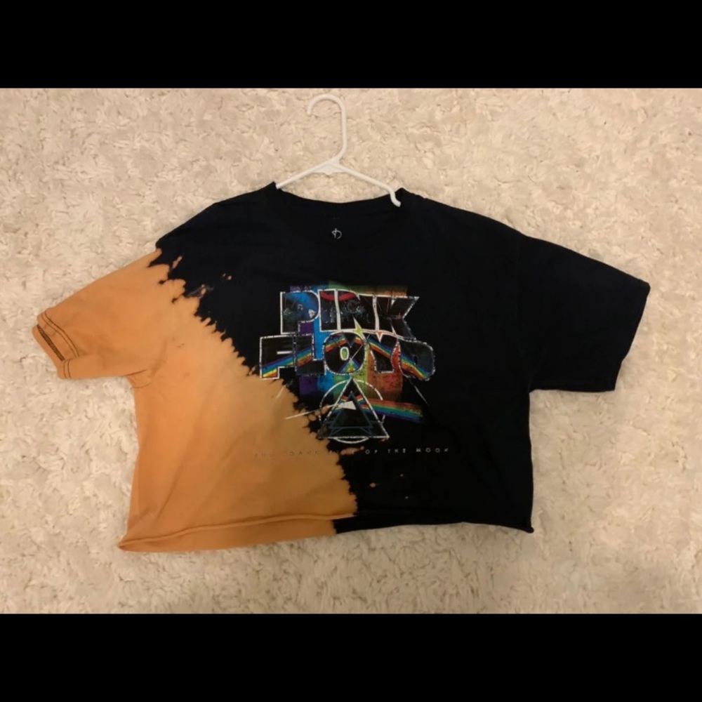 pink floyd crop top